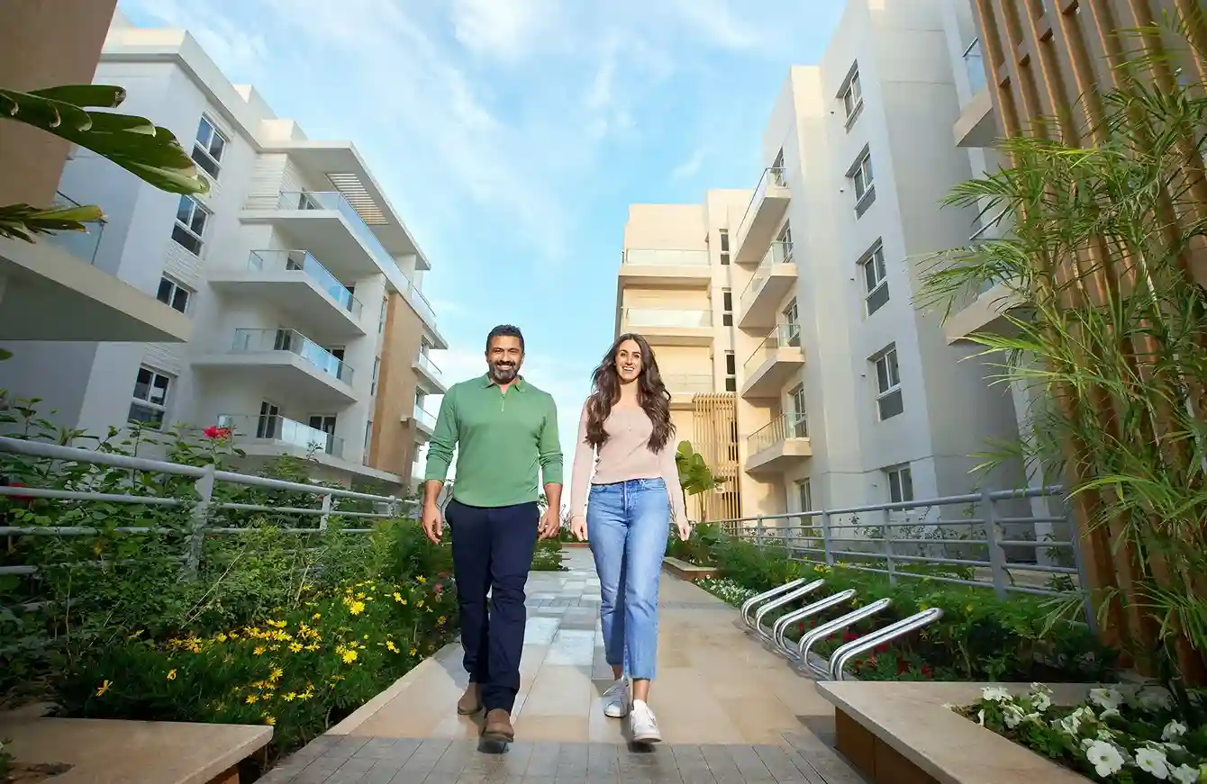 The residential walkways at Mountain View iCity October